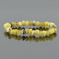 Green Yellow Baltic amber bracelets